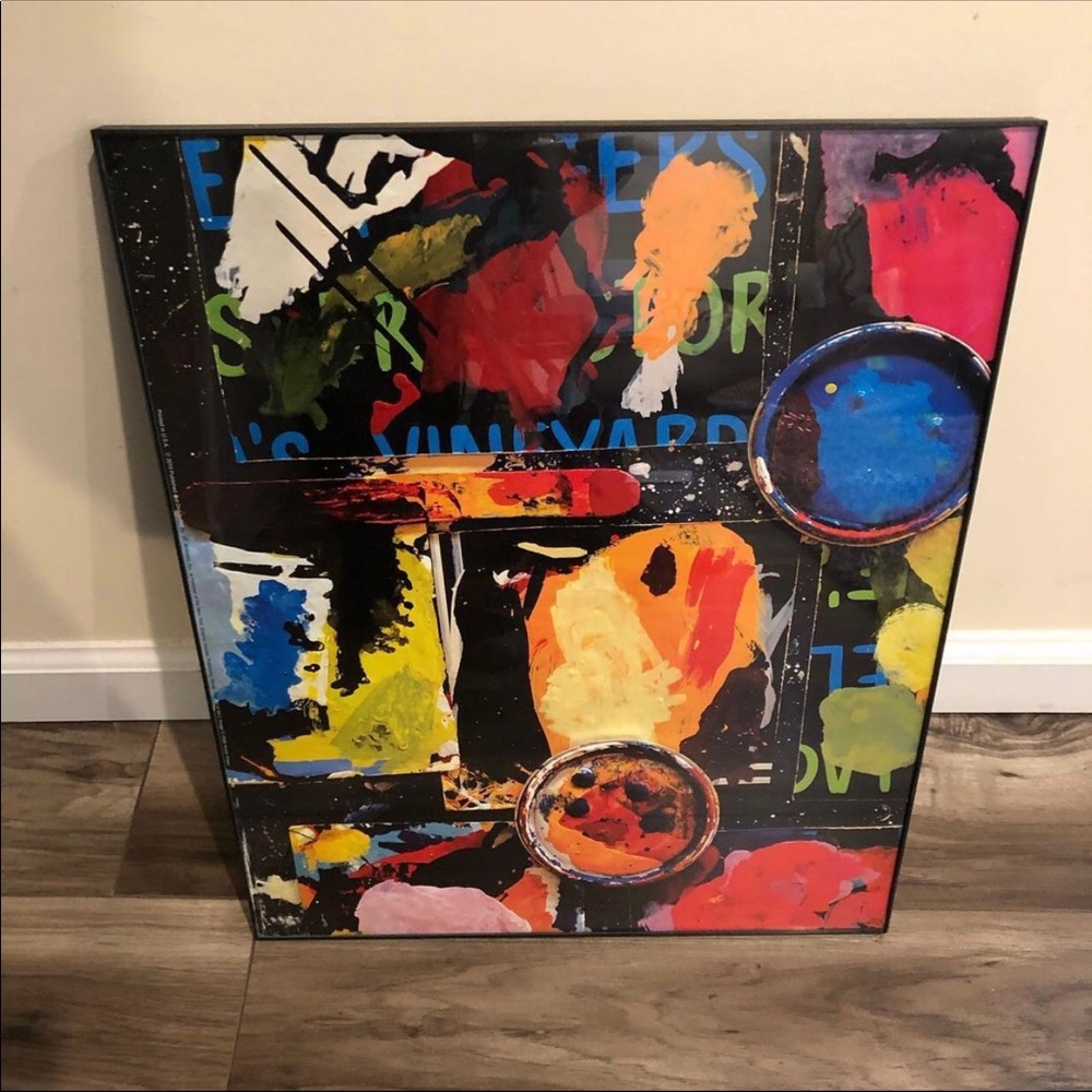 16x20 HatWorld abstract picture Framed